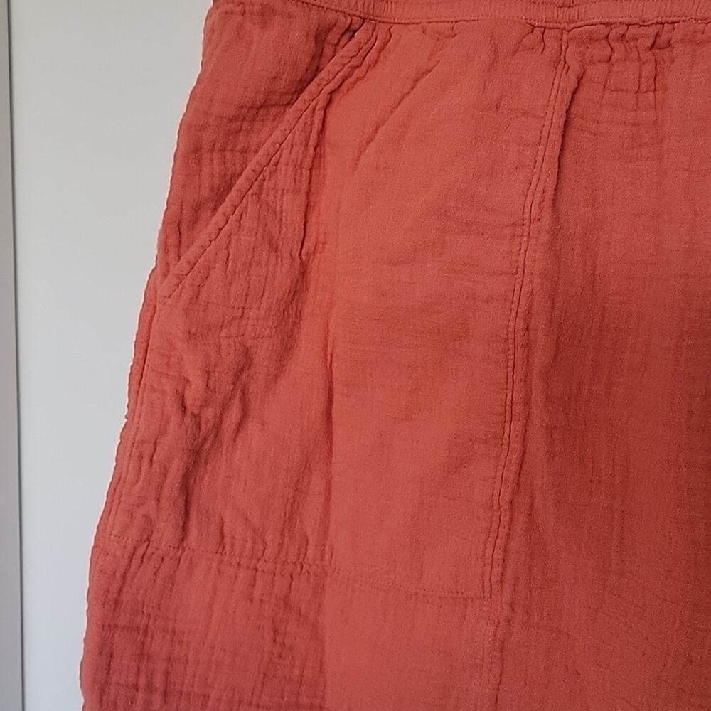 Garnet Hill Organic-Cotton Gauze Shorts, XL - Picture 4 of 7